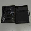 PQRQP 3 in 1 Professional Wireless Lavalier Microphone for iPhone, Android, Camera, Wireless Microphones, Mini Microphone, Crystal Clear Sound Quality for Recording, Live Streaming, Microphone Clips (Elegant Black)