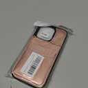 iPhone 14 Pro Wallet Case with Credit Card Holder Case for Women Men PU Leather Wallet Case for iPhone 14 Pro Case 6.1 inch (Rose Gold)