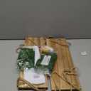 Wooden Floating Shelves for Wall Plant Flower Wood Swing Hanging Rope Storage Home Living Room Decor 1/2/3-tier(1-tier)