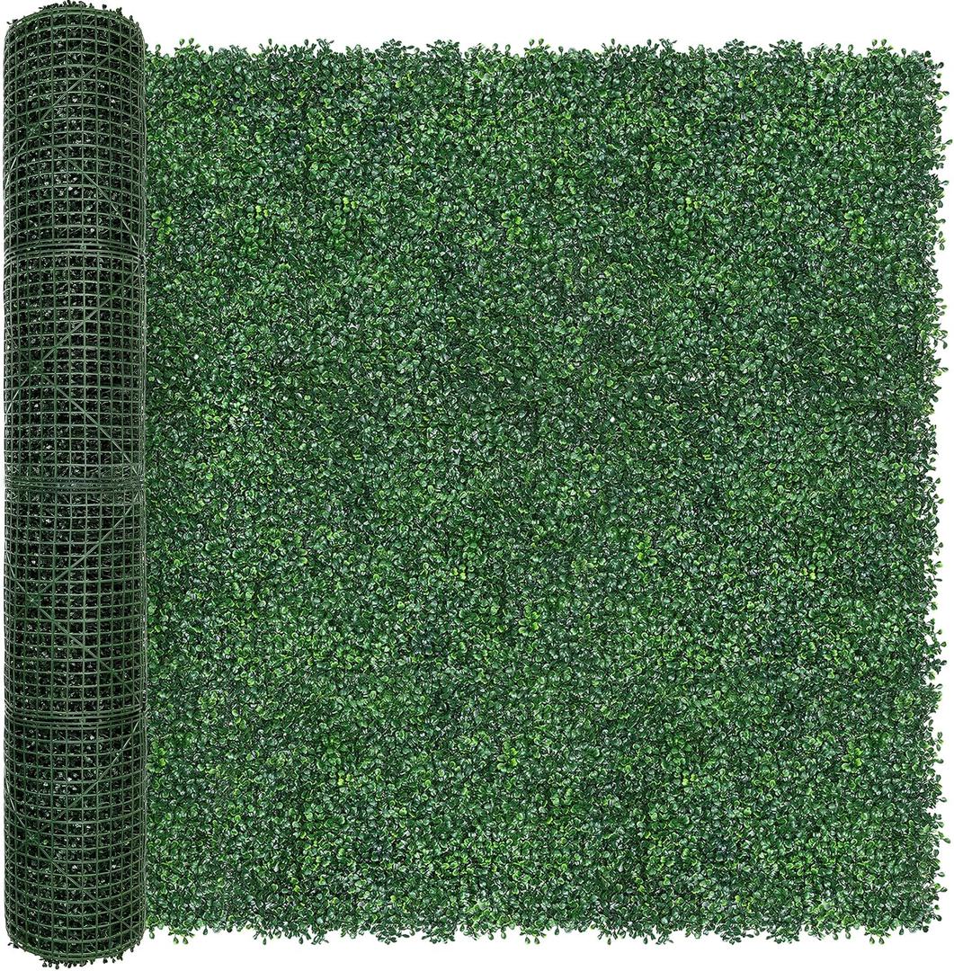 TTTM 96"x120" 80 Sqft, UV-Resistant Artificial Boxwood Hedge Roll Panel