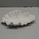 Off White Large Decorative Bowl - 16 Fruit/Key/Purse Bowl for Home Decor - Coffee Table & Entryway Table Decor - Scalloped Ruffle Bowls - Unique Centerpiece Bowls(Big)