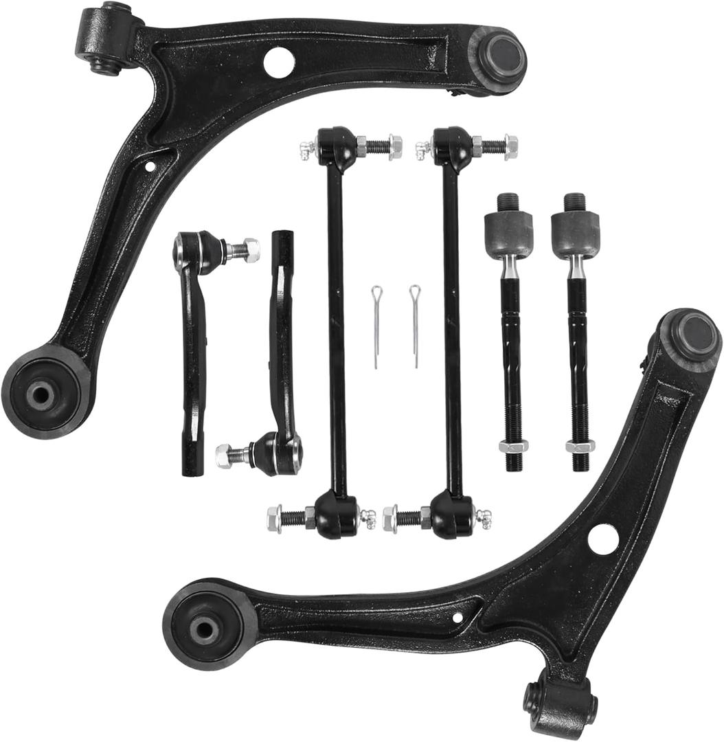 KUIPERAUTO 8PCS Front Suspension kit Lower Control Arm and Ball Joints Compatible with 2001-2006 Acura MDX Compatible with 2003-2008 Honda Pilot