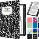 Stand Case Compatible with Kindle Scirbe, Includes a Screen Protector, Premium PU Leather Cover with Auto Sleep/Wake for 10.2 Inch Kindle Scribe (2022/2024 Release), B-Book (One Size)