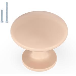 homdiy 5 Pack Cabinet Knobs Pink Drawer Knobs Solid Pulls, Cabinet Hardware Handles for Kitchen Bathroom