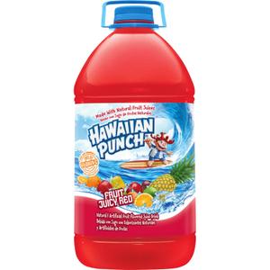 Hawaiian Punch Fruit Juicy Red Fruit Juice Drink, 1 Gal Bottle, Caffeine-free, Carbonation-free, Gluten-free, Excellent Source Of Vitamin C, Less Than 100 Calories (EXP 11/11/26)