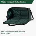 Halfday Convertible 2-in-1 Garment Duffel Weekender Bag 45L: Wrinkle-Free Travel (Hanging Suit Compartment, Shoe Pockets, Trolley Sleeve), Durable & Water-Resistant Carry-on, Hunter