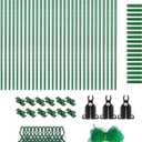 2025 Cucumber Trellis Climbing Plants Support Raised Bed Trellis Garden Trellis Plant Grow Support Climbing Plants Support Raised Bed or Climbing Plants Vegetables with Accessories (Green)