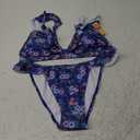 SHEKINI Women's Bathing Suits Ruffles Flounce Bikini Sets Low Rise Two Piece Swimsuit M