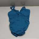 Womens One Piece Swimsuit Tummy Control - Slimming Bathing Suit V Wired Full Coverage 2025 Swimwear Blue L