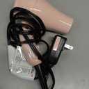 Foldable Travel Hair Dreyr Mini:Dual Voltage Small Lightweight Blow Dryer for International Travel,1200w Compact Hairdryer with Concentrator and Travel Bag(Light Pink)