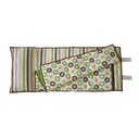 Bacati - Mod Dots/Stripes Green Yellow Beige Brown Toddler Nap Mat
