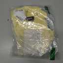 Women's Ribbed Button Down Shirt Cap Sleeve Tops for Women Button Up Knit Slim Fit Casual Y2K Crop Going Out Top (Yellow, S)