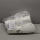 AAAAAcessories D-Shaped Chair Cushions, Featuring Ties and Removable, Machine-Washable Cover, 2'' Thick Seat Pads for Kitchen and Dining Rooms, 17'' x 16'', Set of 4, Pinstripe Dark Gray