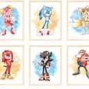 Nistio® Hedgehog Kids Wall Art Prints, Hedgehog Kids Room Decor, Nursery Wall Decor, Set of 6 Unframed, 8x10 Inches