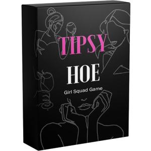 Tipsyhoe : a Girls Night Game - Bachelorette Night Game - Bachelorette Party Game - Drinking Games - Party Game - a Drinking card game
