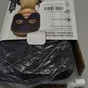 Moist Heat Sinus Pressure Relief Mask with 3 Heat Settings, Extra Large Face Heating Pad for Eyes, Sinusitis, Hormone Migraine, Tension Headache Relief Black