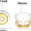 Earring Backs,18K Gold Silicone Earring Backs for Studs/Droopy Ears,Locking Secure Earring Backs for Heavy Earring,No-Irritate Hypoallergenice Soft Clear Earring Backs for Adults