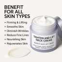 Tighten and Lift Neck Cream, Instant Face Lift Cream, 1.7 fl oz, Firming Fine lines, Loose & Sagging On Face, Decollete & Other Skin Areas
