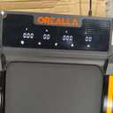 Walking Pad with 12% Incline, Under Desk Walking Pad Treadmill with Handle Bar & Removable Desk Workstation, 3 in 1 3.5HP Foldable Treadmill 300lbs Capacity for Home Office with Remote Control (Orange)