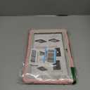 MENZO Case for 10-inch Tablet (Fit 13th Generation Only), Layer Duty Shockproof Rugged Case with Kickstand, Pink+Beige