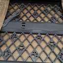 MYPET North States Paws Portable Pet Gate: 26-40" Wide. Pressure Mount. No Tools Needed. Made in USA, 23" Tall, Expandable, Durable Dog Gates for Doorways, Fieldstone Gray