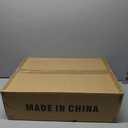 RIZZARI Large Cat Litter Box: Dark Gray Semi-Enclosed Stainless Steel Litter Box with Raised Edges - Anti-Leakage Odorless - Litter Pan for Small to Large Sized Cats in Bedroom Living Room