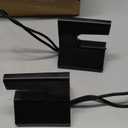 4 Pcs Over The Hinge Door Stopper Plastic Residential Door Holder for Office School Home Commercial Use Hospitals Hotels, Safe and Anti Pinch Design, Can Fix Tension Hinged Doors