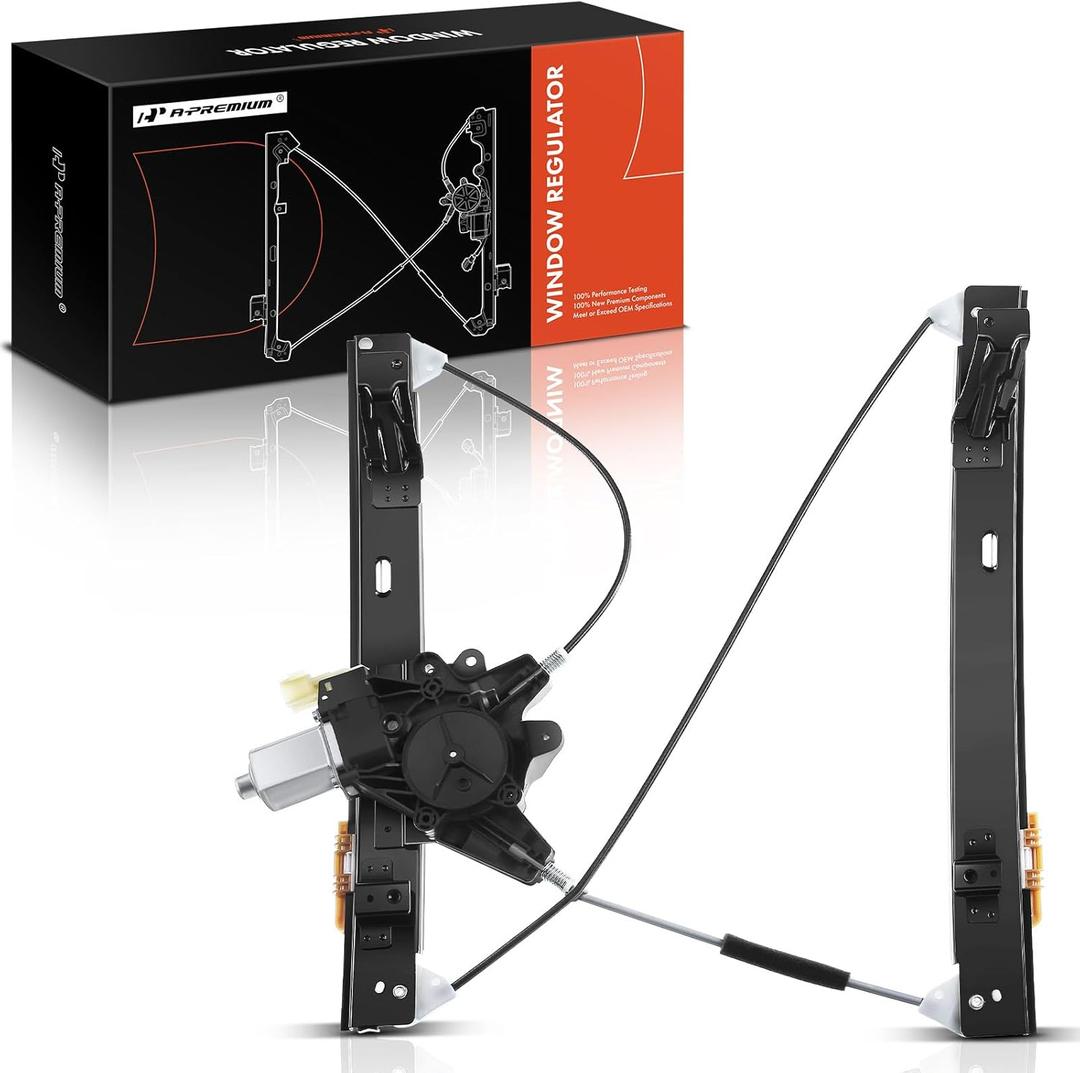 A-Premium Electric Power Window Regulator with Motor Compatible with Ford Focus 2012-2018 Front Left Driver Side