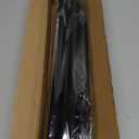 2 Pack Black Spring Tension Curtain Rods 30 to 63 Inch Adjustable Expandable Spring Loaded Curtain Rods No Drilling Suitable for Small Short Tension Rods 33-59 Inch Doors, Windows, Closet