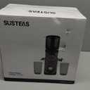 SUSTEAS Cold Press Juicer Machines, 5.3" Feed Chute(50oz Capacity), 300W Slow Masticating Juice Extractor for Whole Fruits and Vegetables, Automatic Feed, High Juice Yield,Easy to Clean, Silver gray