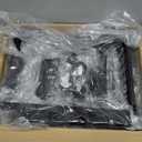 Fruit Basket, 5-Tier Utility Kitchen Organizer and Storage Cart with Pull-Out Baskets and Wood Top, Rolling Pantry Kitchen Cart on Wheels for Fruit Potato Onion Vegetable Snack Produce (Black)