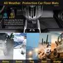 GINOWY-Floor Mats & Cargo Liner for Kia Sportage Hybrid 2026, TPE All Weather Sportage 2026 Floor Mats, Waterproof Trunk Mat Non-Slip Trunk Mat Floor Liners Accessories Black