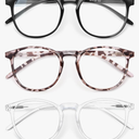 IBOANN Iconic Blue Light Glasses for Woman - Computer Glasses 99% Blue Light Blocking - Anti Eyestrain & UV Glare Protection