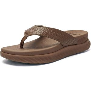 Women's Plantar Fasciitis Flip Flops Orthopedic Arch Support Comfortable Recovery Walking Cushion Sandals, 8