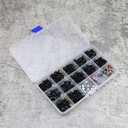 510pcs Universal RC Screw Kit Screws Assortment Set, Repair Tool M3 M4 Hex Screws RC Repair Tool Kit Hardware for 1:8 1:10 1:12 1:16 Scale RC Cars Trucks Crawler