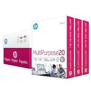 HP Printer Paper | 8.5 x 11 Paper | Multi Purpose 20 lb | 3 Ream Case - 1500 Sheets | 96 Bright | Made in USA - FSC Certified | 112530C