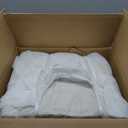 Hobestluk Giant Bean Bag Chair Lazy Floor Sofa, Memory Foam Fireside Sofa for Adults, Big Beanbag Faux Leather Armless Chair for Living Room Bedroom Dorm Office (Beige, Single)