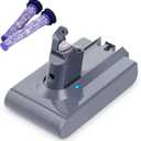 Biswaye Compatible with Dyson V6 Battery Replacement Compatible with Dyson V6 DC62 DC59 DC58 SV03 SV04 SV06 SV09 Slim Animal Absolute Motorhead 21.6V Cordless Vacuum Batteries