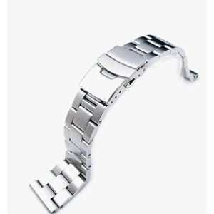 20mm Solid 316l Stainless Steel Super-O Boyer Straight End Watch Band