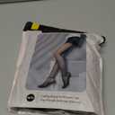 EXQUISLIFE Fleece Lined Tights Sheer Women - Fake Translucent Warm Pantyhose Leggings Sheer Thick Tights, for Winter (Black), XL