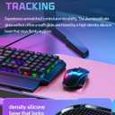 Glass Gaming Mouse Pad for FPS Gaming, Balanced Speed & Control, Tempered Glass Mousepad with Micro-Etched Surface, Anti-Slip Base for Valorant, CS2 & Office, Pink, 16.2 x 12.2 in