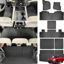 Cargo Mat with Floor Mat Fit For 2018-2024 Ford Expedition/Lincoln Navigator 7Seats Accessories(Not Max or L Models), Cargo Liner Floor Liner Seat Back Cover for Expedition/Navigator 2 Row Bucket Seat