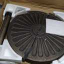 Sunnyglade 18" 30.2-lbs Heavy Duty Round Antiqued Umbrella Base for Patio, Outdoor - Bronze