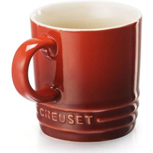 Le Creuset Stoneware Espresso Mug, 3 oz., Cerise (3.4 Ounces)