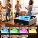 Seasonlife® All-in-One Record Player with 4 Speakers & Bluetooth, White