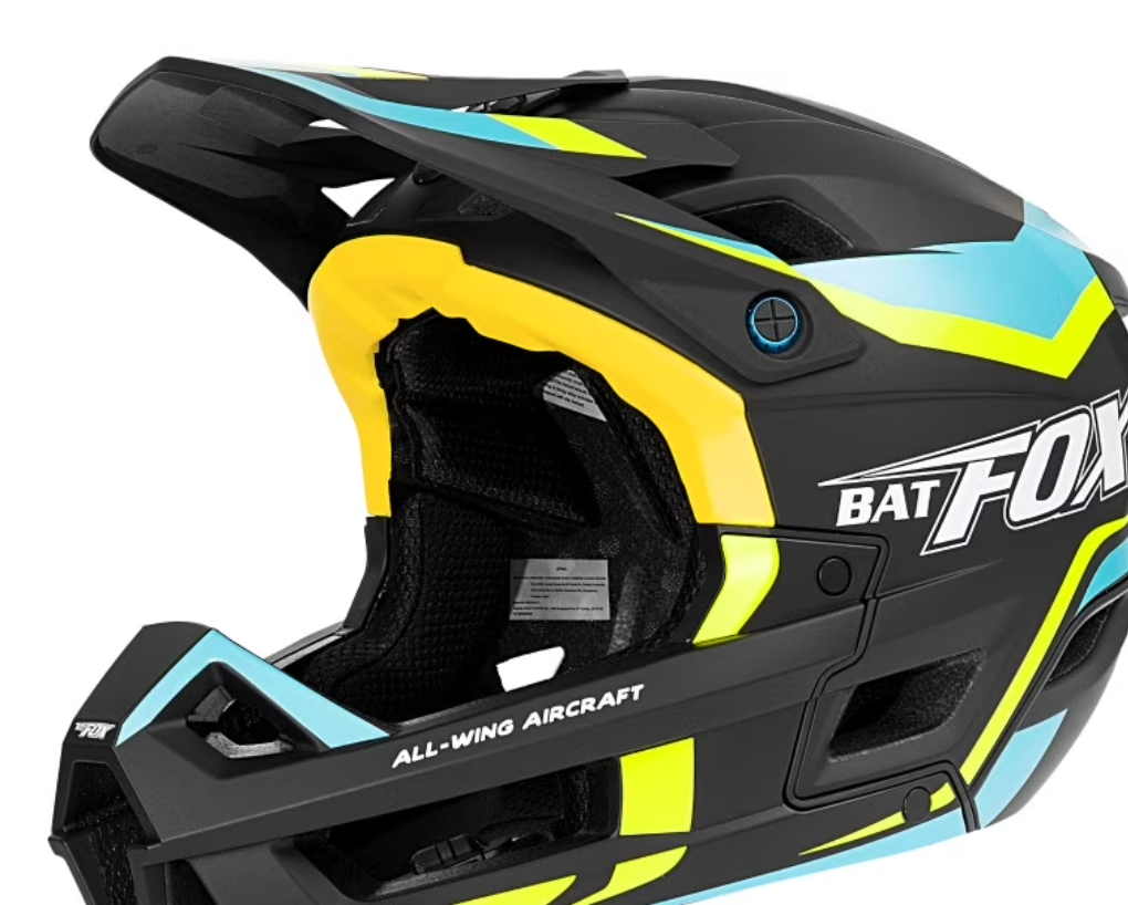 BATFOX Full Face Mountain Bike Helmet for Men Women Adult Helmet Downhill DH BMX MTB. Size M