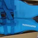 Adult Kayak Vest High Buoyancy Swim Vest Women's Men's Adjustable Safety Jacket Great for Boating, Swimming, Watersports, & More (Blue, Medium)