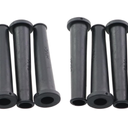 2 Pack MDXing 8PCS 72.5mm Black Rubber Protective Cover for Power Tool Power Cord Power Line Boot Cable Gland for Powfer Tool Cutting Machines Electric Drills Cable Protection