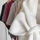 Winter Shawl Wraps Women Knitted Shawls and Wraps Cardigan Cape Wool Pashmina Shoulder Top Sweater Shawl Scarf 2025 (Khaki)