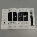 MOFT Snap Duo Watch Bands Compatible with Apple Watch, Quick Magnetic Wear, Duo-Color Design & Soft Silicone, iWatch Bands for Ultra 3/2/1, Series 11/10/9/8/7/SE/6/5/4/3/2/1, 38/40/41/42/44/45/46/49mm (Vast Black x Stardust)